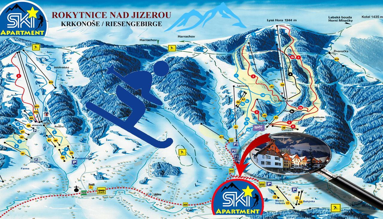 Ski - Apartment Rokytnice nad Jizerou Buitenkant foto